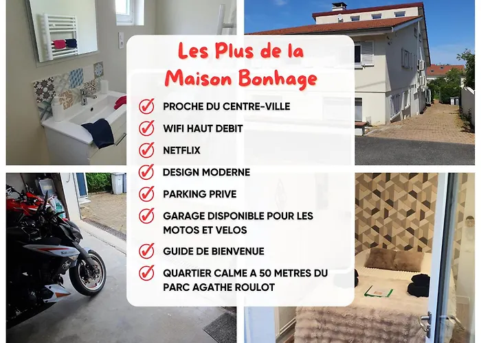 Proche Centre, Gare, Parc, Parking By Maison Bonhage